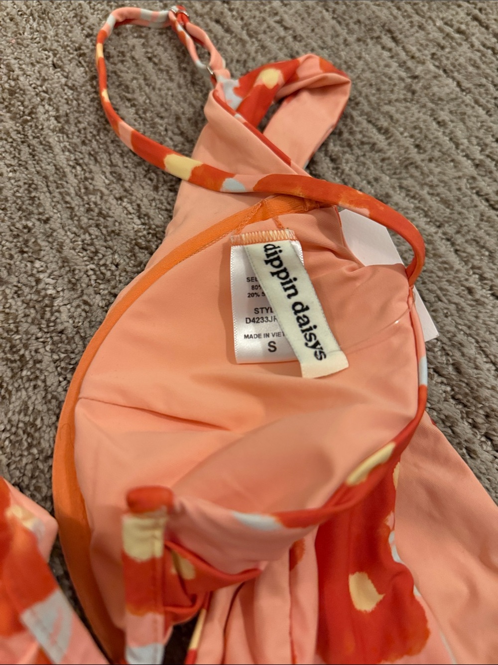 NWT Dippin' Daisy's In Bloom Bikini Set - Picture 3 of 4